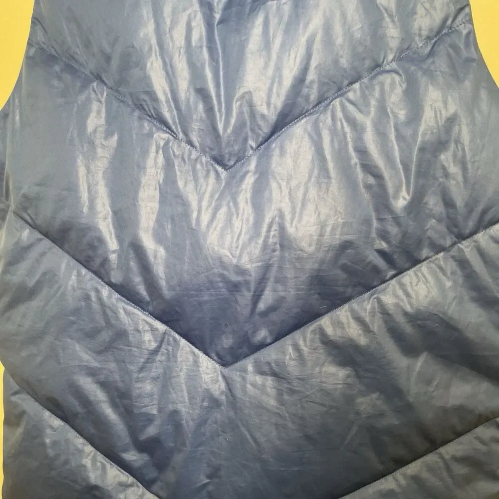 Vans WOMENS‎ SODAPOP VEST Jacket SZ S Coat BLUE Puffer Soda Pop *READ